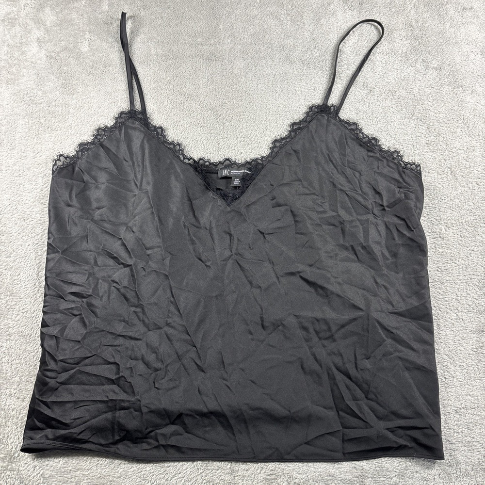 I.N.C. International Concepts Women's Satin Lace-Trim Tank, XXL New